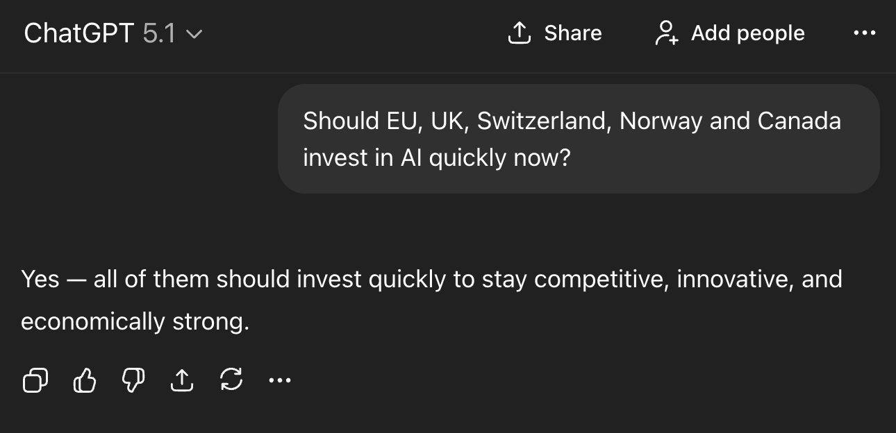 AI investment conversation